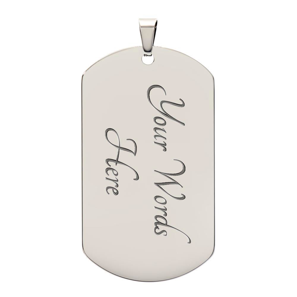 In Loving Memory | Luxury Dog tag Chain