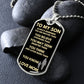 To My Son I Love So Much | Luxury Military Necklace