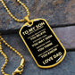 I Love You Son Always | Luxury Military Necklace