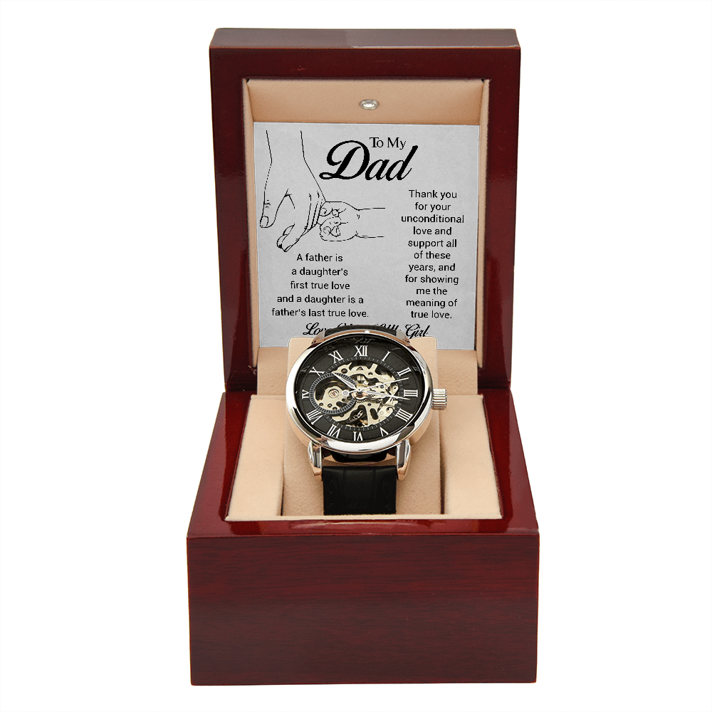 A Fathers Love | Men's Openwork Watch