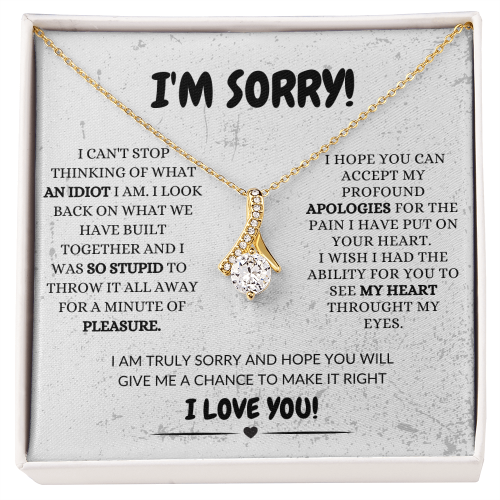 I'M SORRY |ALLURING BEAUTY NECKLACE