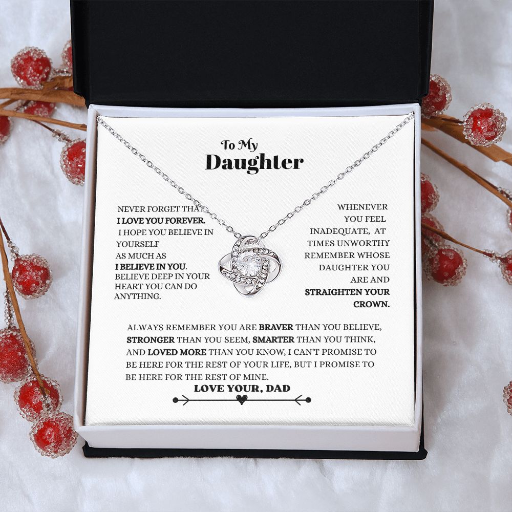 A Daughter's Bond | Love Knot Necklace