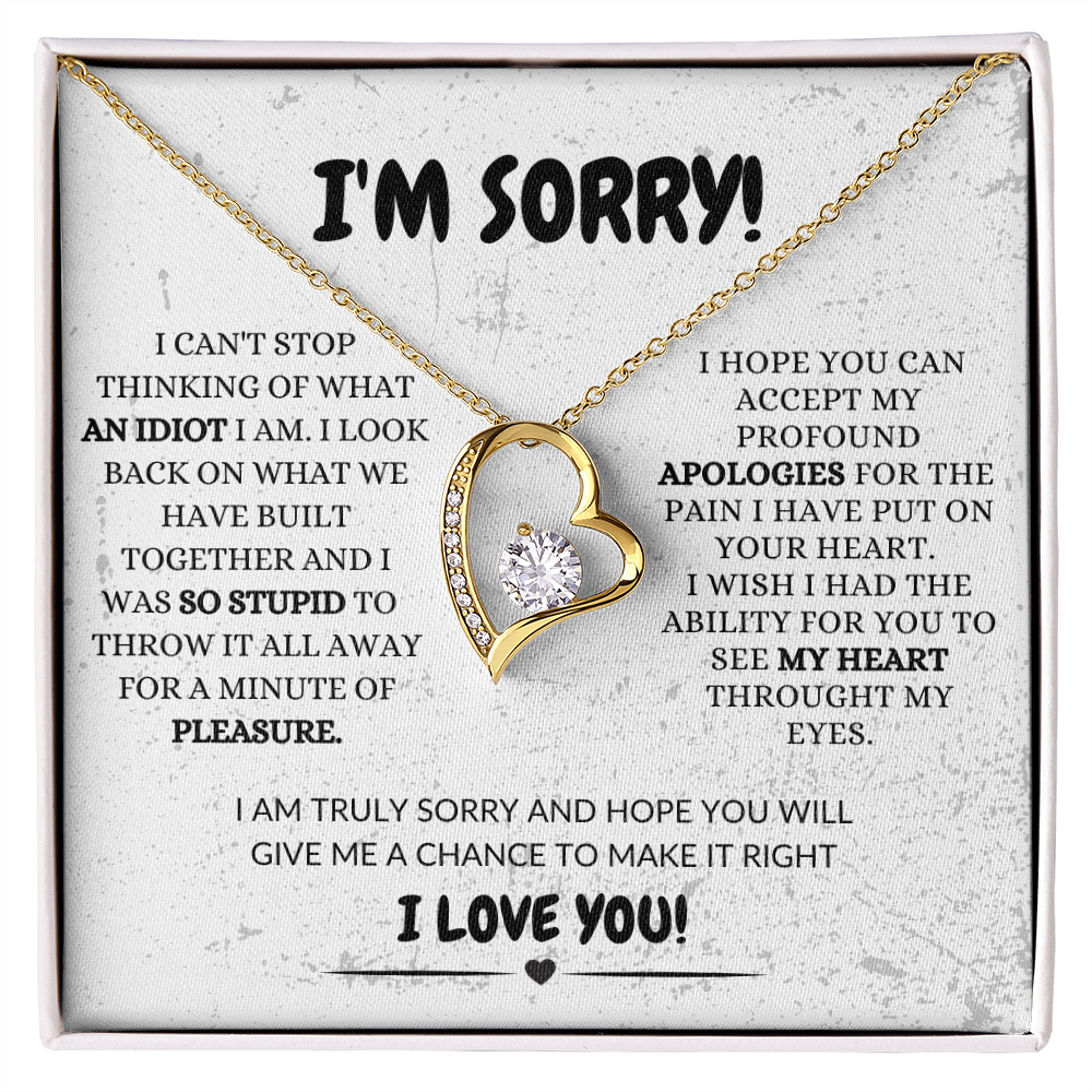 I'M SORRY | FOREVER LOVE NECKLACE